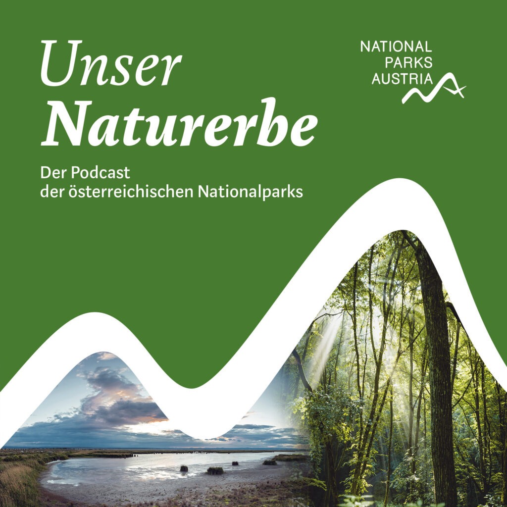 Unser Naturerbe Podcast Cover Podcastwerkstatt Nationalparks Austria